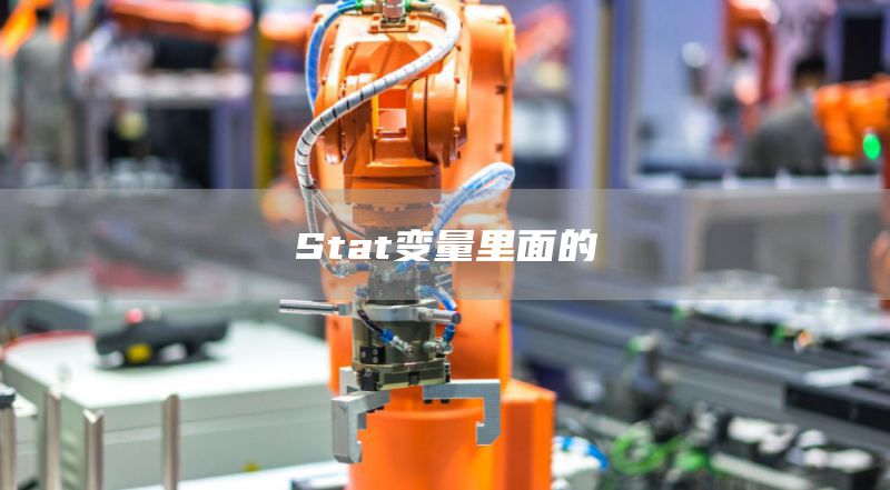 Stat变量里面的