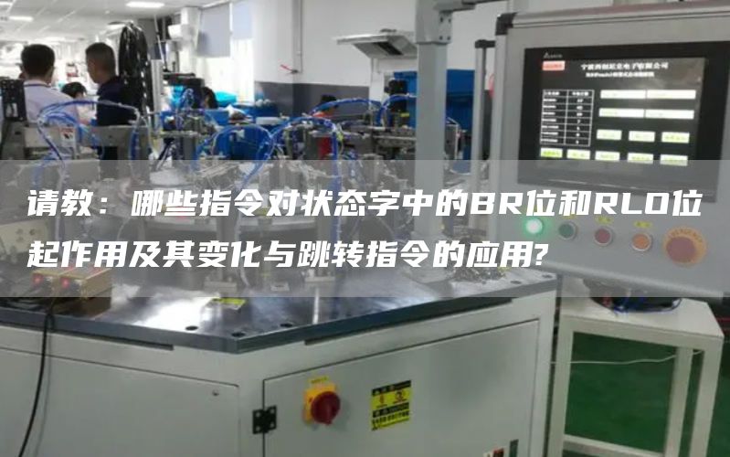请教：哪些指令对状态字中的BR位和RLO位起作用及其变化与跳转指令的应用?